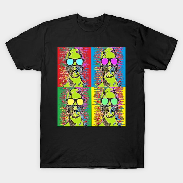 Frankenstein Graffiti Pop Art T-Shirt by LowEndGraphics